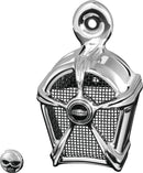 Kuryakyn Mach 2 Horn Cover Chrome with Black Mesh for Harley-Davidson Models
