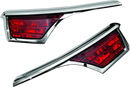 Kuryakyn LED Passenger Armrest Trim with Turn Signal for 2006-2017 Honda Gold Wing GL1800, Chrome Part 3240