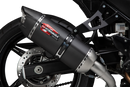 Yoshimura Part 11670BM222 AT2 Street Exhaust with Matte Carbon Fiber End Cap