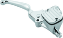 Bikers Choice Chrome 9/16 Inch Bore Chopped Handlebar Master Cylinder for Harley Davidson and Dyna Models