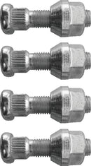 QuadBoss Replacement Wheel Stud Set for Powersports Vehicles – M10x1.25, 3/8x24, M12x1.5, or M12x1.25 Thread Sizes, 1-5/8 Inch Lengths