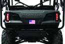 Kuryakyn Freedom Flag LED 4x6 Inch Black - Show Patriotism on Your Motorcycle, UTV, or ATV