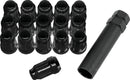 QuadBoss Spline Lug Nuts 12x1.5 - Black for Powersports Vehicles
