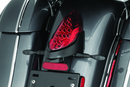 Kuryakyn Rear Turn Signal & License Plate Mount for Indian Motorcycles – Black (Part 3129)