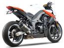 YOSHIMURA Exhaust Street R 77 Slip-On SS CF for Kawasaki Z1000 (2010-2016) - Part Number 1412202