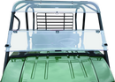 QuadBoss Folding Windshield for Kawasaki KAF620 Mule 4010 4x4 - Adjustable Polycarbonate Protection
