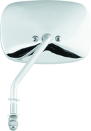 Bikers Choice 490733 Chrome Tapered Stem Motorcycle Mirror for Harley-Davidson 65-Up Right Side
