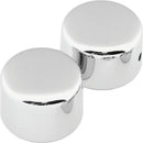 Bikers Choice 72-99 FLH/FLT / Softail / Wide Glide / 88-94 FXR Chrome Front Axle Cap Set (Part