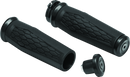 Kuryakyn Hex Grips Dual Cable Black - Ergonomic Powersports Handlebar Grips with Ultra-Soft Cushioning