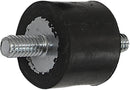 Rubber Mounting Studs Hd 1/4" 20 X 1/2"  5 Pk