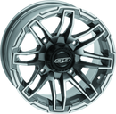 QuadBoss Stryker 14x7 Aluminum Wheel – 4/110 Bolt Pattern, 5+2 Offset