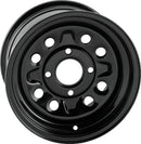 QuadBoss Steely Wheel 12x7 - 5+2 Offset for 4/110 Bolt Pattern