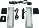 Kuryakyn Tracer Filler Panel Lights with Smoke Lens for Harley Davidson Saddlebags