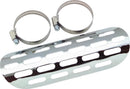 Bikers Choice Chrome Perforated Heat Shield for 1-3/4 to 2 Inch Exhaust Pipes
