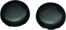 Kuryakyn Bullet Style Lens Smoke - Replacement Polycarbonate Turn Signal Lens for Harley-Davidson