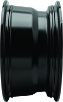 QuadBoss Barbwire 14x7 Wheel - 5+2 Offset, 4/110 Bolt Pattern, Black Machined Finish
