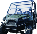 QuadBoss Folding Windshield for 2013 Polaris Ranger 800 Crew - Polycarbonate Construction