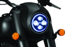 Kuryakyn Orbit Headlight Adapter Black for Indian Chieftain and Roadmaster Models