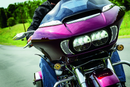 Kuryakyn Mesh Headlight Vent Accents Chrome for Harley-Davidson Touring Models Part