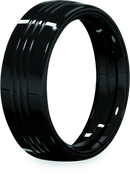 Kuryakyn 7-Inch Headlamp Trim Ring in Gloss Black for Harley Davidson Touring Models