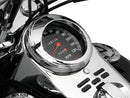 Kuryakyn Speedometer Trim Ring with Visor - Chrome Finish