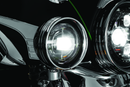 Kuryakyn Orbit 4-1/2 Inch Passing Lamps Black - High-Output LED Headlights for Powersports