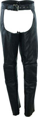 Kuryakyn River Road Sierra Leather Chaps for Women - Black, 2XL