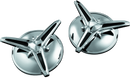 Kuryakyn Knock-Off Chrome Center Caps for Harley Davidson Trikes Part 1243