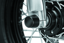 Kuryakyn Front Axle Nut Caps Satin Black for Harley Davidson Touring Models