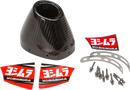 Yoshimura RS4 Carbon Fiber End Cap Cover Kit - Model RS4-CFC-K-1