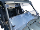 QuadBoss Folding Windshield for Can-Am Commander 800R and 1000 - Polycarbonate, Hinged Design