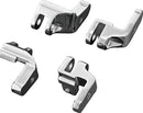 Kuryakyn Floorboard Relocator Brackets for 1997-2016 Harley-Davidson Touring Models, Chrome - Part 4588