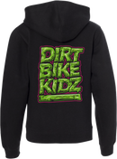 DBK Slimer Youth Hoodie Black YH-SLIMER-S – Comfortable 8.5oz Cotton-Poly Blend for Kids