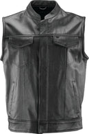 Kuryakyn Leather by River Road Vandal Club Vest Black - 3XL