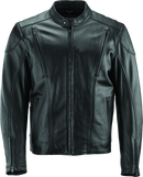 Kuryakyn River Road Race Leather Jacket for Powersports - Black, XL