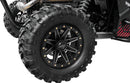 QuadBoss QBT446 27x11R14 Radial Utility Tire with 8-Ply Construction and Rim Guard