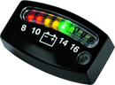 Kuryakyn LED Battery Gauge Universal - Black Part Number 4218