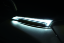 Kuryakyn Tracer Windshield Trim Lights Black for Harley-Davidson Road Glides