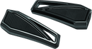 Kuryakyn Phantom Pegs Without Adapter in Black - High-Performance Motorcycle Footpegs for Cruiser Bikes