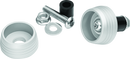 Kuryakyn Lodestar Front Axle Sliders for BMW R1200 Series - Silver Part