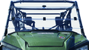 QuadBoss Folding Windshield for Honda Pioneer 1000 - Clear Polycarbonate, Easy Installation