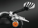 Kuryakyn Skeleton Hand Mirrors Black/Chrome - Part