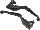 Bikers Choice 14-22 XL Black O Series 4 Hole Lever Set for Powersports Vehicles