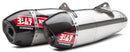 Yoshimura RS 9 Header/Canister/End Cap Exhaust Dual Slip-On for Honda CRF450R and CRF450RX