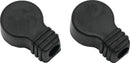 Kuryakyn Crankcase Breather Replacement Rubber Boots Pair - Durable High-Temp Rubber for Powersports Vehicles Part