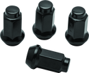 QuadBoss Lug Nuts 10x1.25 - 14mm Od Black - Set of 4 for Powersports Vehicles
