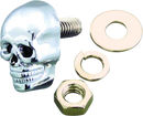 Bikers Choice Chrome Skull Kromets - 5/8 Inch Length with 1/4-20 Stud for Custom Powersports Decoration