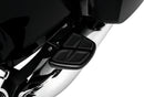 Kuryakyn Kinetic Mini Boards Without Adapter in Black – Compact Pegs for Powersports