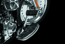 Kuryakyn Kinetic Brake Pedal Pad with Chrome Finish for Harley Davidson (Part