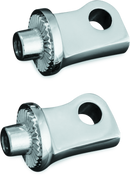 Kuryakyn Splined Peg Adapter Chrome Part 8884 for Harley Davidson Sportster Models